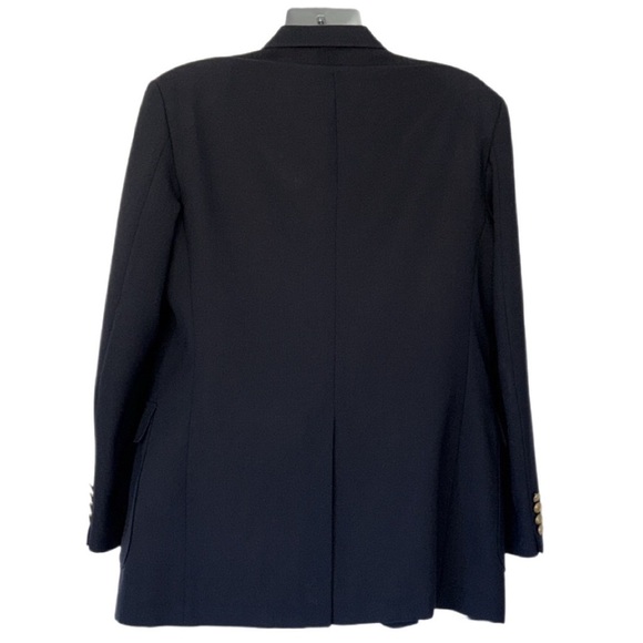 Johnny Bench MVP Collection Men’s Navy Blazer 42L Gold Crest Buttons Sport Coat - Picture 6 of 13